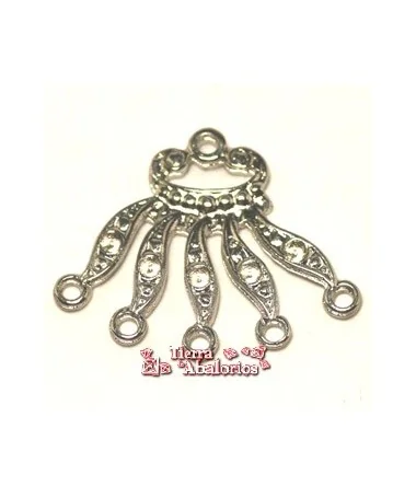 Colgante Filigrana 21x26mm, Plateado