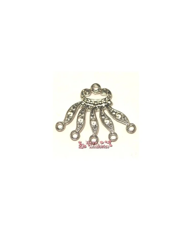 Colgante Filigrana 21x26mm, Plateado