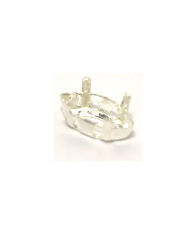 Engaste Navette 10x5mm Plateada