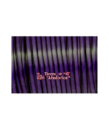 Cuero plano Vaquetilla 5x2mm - Violeta