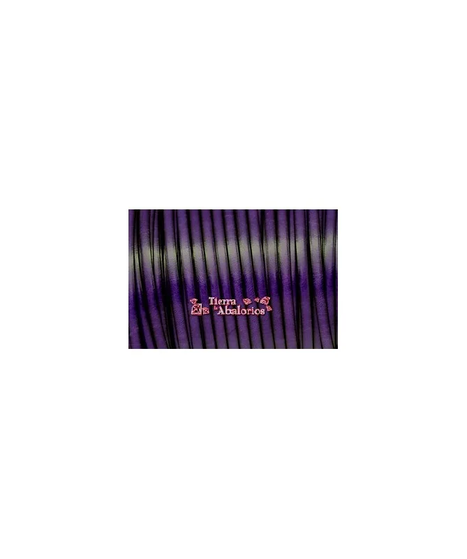 Cuero plano Vaquetilla 5x2mm - Violeta