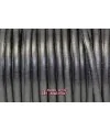 Cuero plano Vaquetilla 5x2mm - Gris