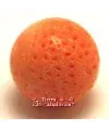 Coral Manzana Bola 14mm con Poros y Pulida