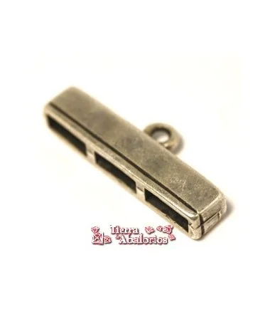 Terminal 36x7mm, 3 Agujeros de 10x4mm, Plateado Terminal 36x7mm, 3 Agujeros de 10x4mm, Plateado