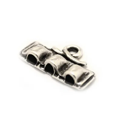 Terminal 26x7mm 3 Agujeros de 3mm, Plateado Terminal 26x7mm 3 Agujeros de 3mm, Plateado