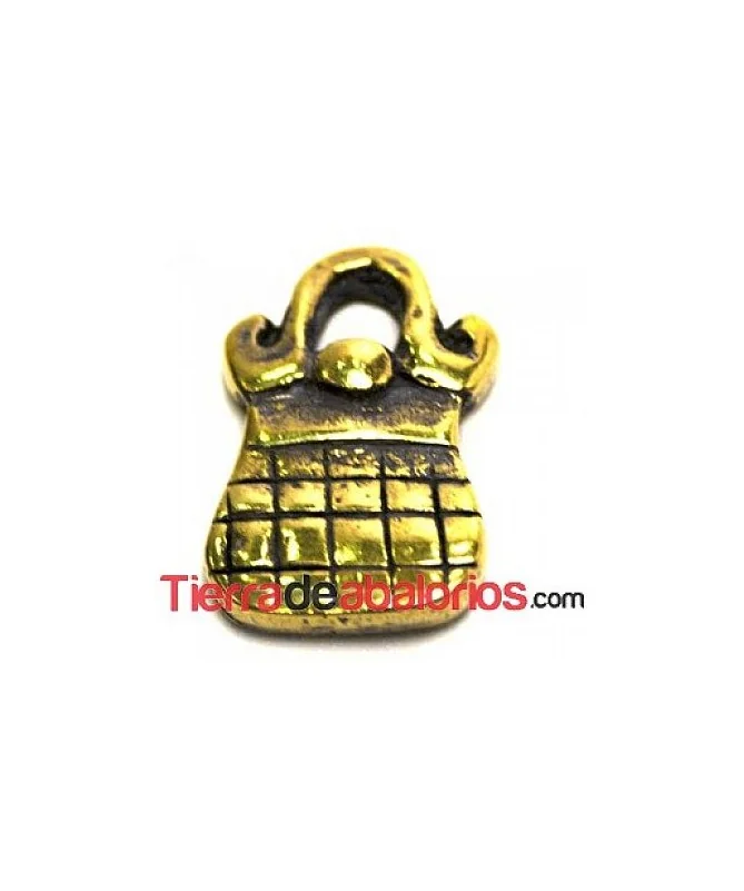 Bolsito Colgante 20mm - Oro Viejo