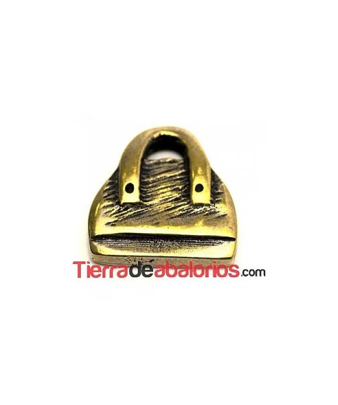 Bolso Colgante 22x12mm - Oro Viejo