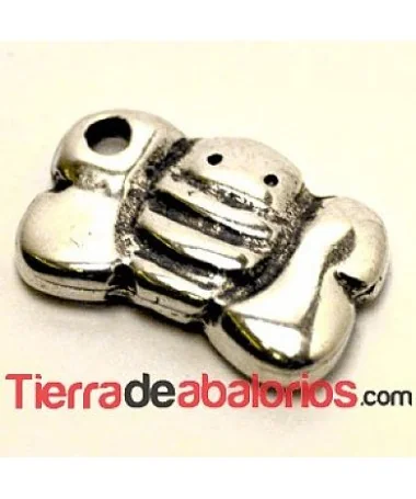 Abeja Colgante 18x12mm - Plateada