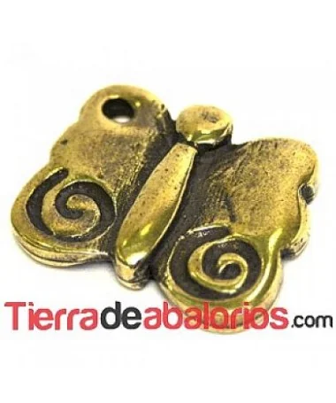 Mariposa Colgante 22x15mm - Oro Viejo Mariposa Colgante 22x15mm - Oro Viejo