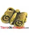 Mariposa Colgante 22x15mm - Oro Viejo