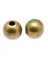 Bola 8mm Agujero 2mm, Oro Viejo