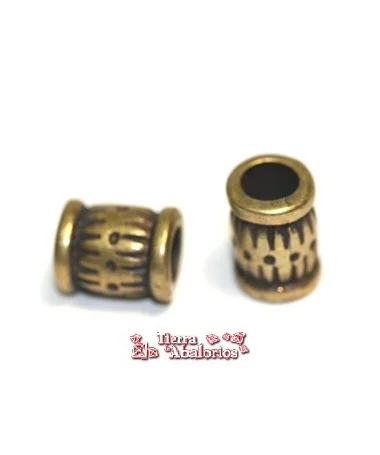 Barril 10x9mm Agujero 5mm Oro Viejo Barril 10x9mm Agujero 5mm Oro Viejo