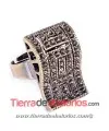 Anillo Ajustable Onda 16x26mm, Oro Viejo
