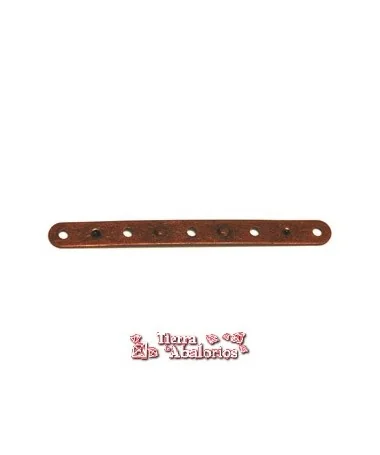 Separador 5 Agujeros 36x4mm - Cobre