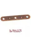 Separador 3 Agujeros 20x4mm - Cobre