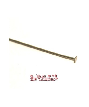 Baston con Tope 58mm - Plata Vieja (100 uds.)