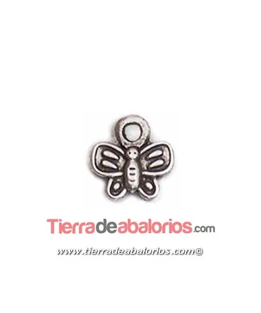 Mariposa Colgante 15mm, Plateada