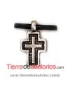 Cruz Colgante 27x15mm, Plateada