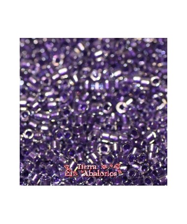 Delica Miyuki 11/0 - DB0923 - Sparklng Violet Lined Crystal