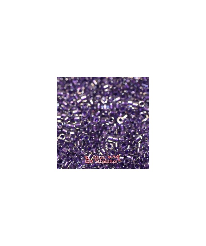 Delica Miyuki 11/0 - DB0923 - Sparklng Violet Lined Crystal