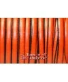 Cuero plano Vaquetilla 5x2mm - Naranja
