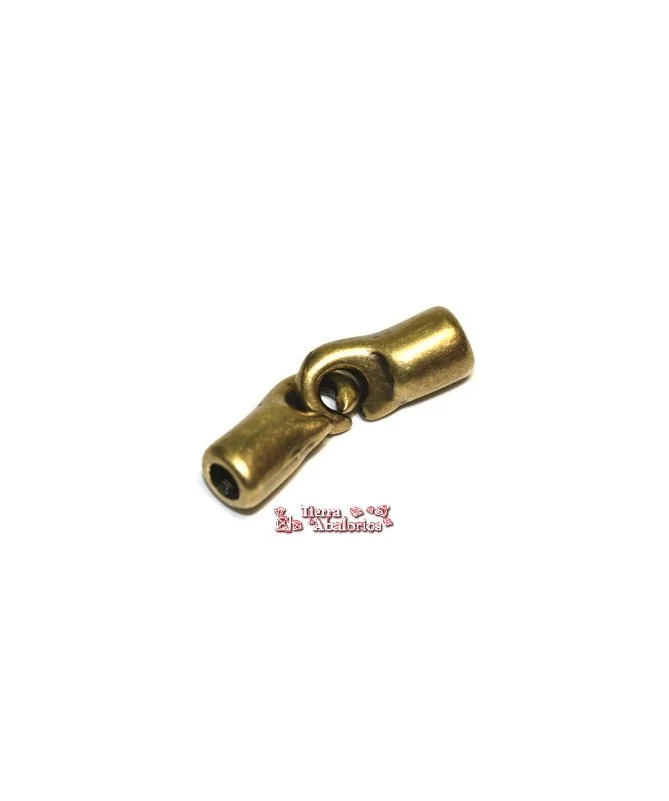 Cierre Garfio 15mm Agujero 3mm, Oro Viejo
