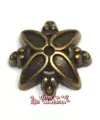 Casquilla 4 Gotas 16mm, Oro Viejo