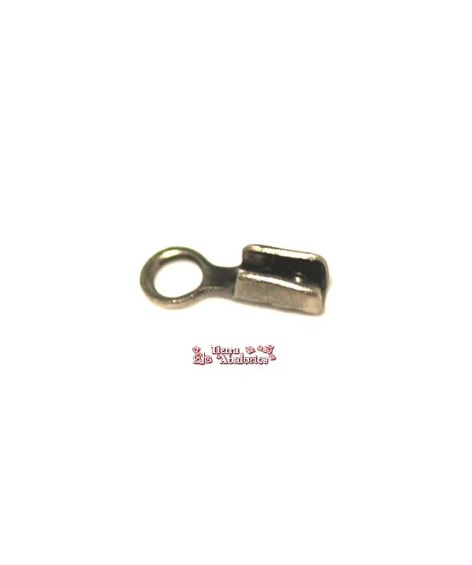 Terminal Mini para Cadena 3x1,5mm, Plata Vieja
