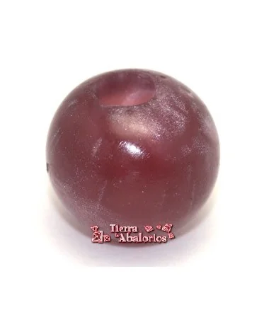 Resigem Bola 14mm Agujero 5mm Sweet Purple