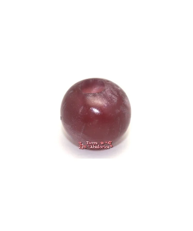 Resigem Bola 14mm Agujero 5mm Sweet Purple