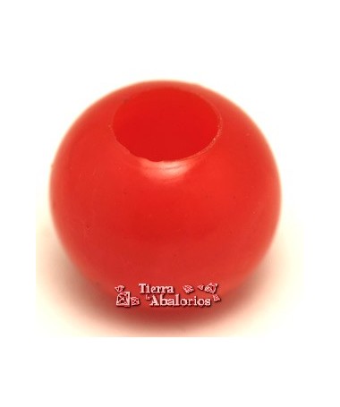 Resigem Bola 20mm, Agujero 10mm - Passion Red