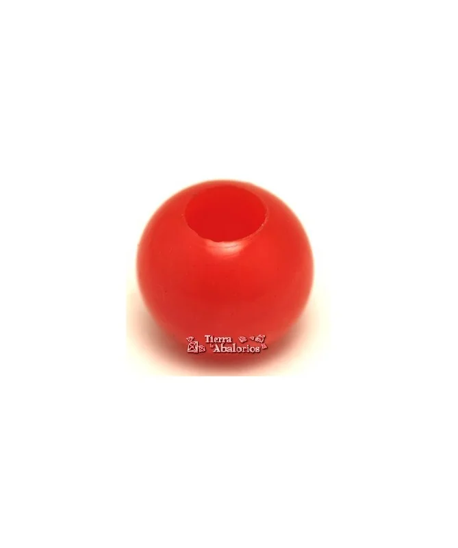 Resigem Bola 20mm, Agujero 10mm - Passion Red