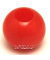 Resigem Bola 20mm, Agujero 10mm - Passion Red