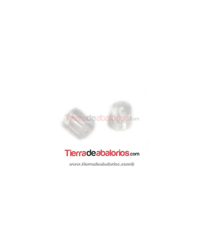 Tope de Silicona Pequeño de 4x3mm Transparente