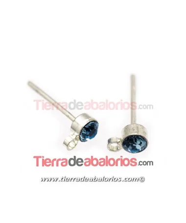 Pendiente para Chatón PP24, Plateado Pendiente para Chatón PP24, Plateado