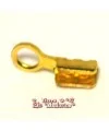 Terminal Mini para Cadena 3x1,5mm, Dorado