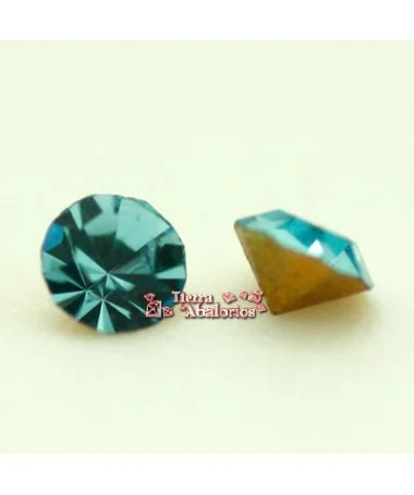 Xirius Chatón Swarovski PP15 Aqua Bohemica Xirius Chatón Swarovski PP15 Aqua Bohemica