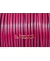 Cuero Plano Vaquetilla 5x2mm - Fucsia