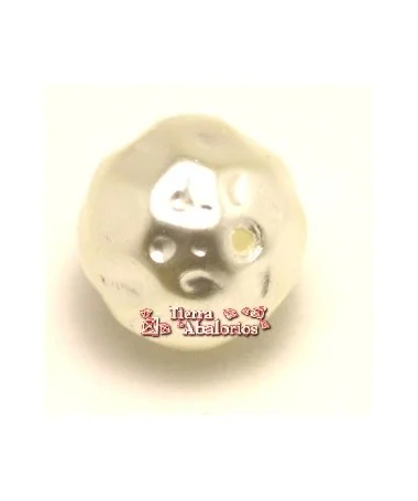 Perla Machacada 10mm - Blanca. Perla Machacada 10mm - Blanca.