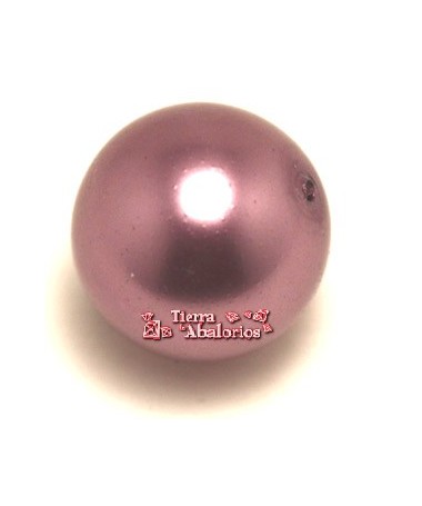 Perla de Cristal Checo 4mm, Amatista