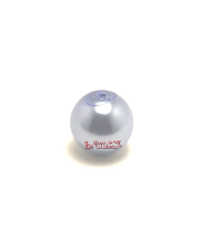 Perla de Cristal Checo 4mm, Azul