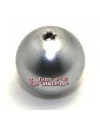 Perla de Cristal Checo 8mm Gris Plata