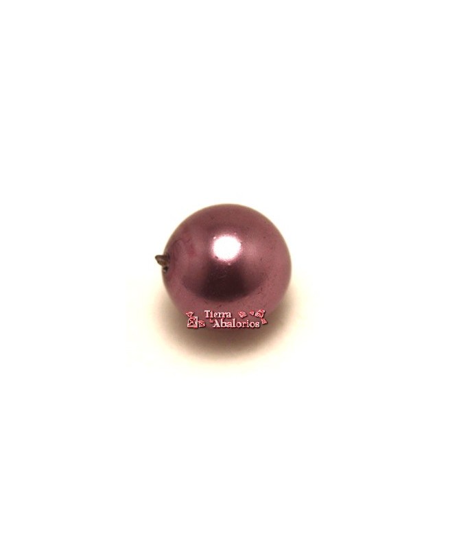 Perla de Cristal Checo 8mm Amatista