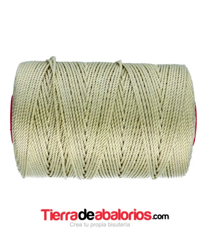 Hilo Trenzado de Nylon 1,5mm - Cebada Hilo Trenzado de Nylon 1,5mm - Cebada