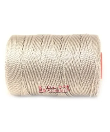 Hilo Trenzado de Nylon 1,5mm - Gris arena