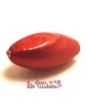 Resina Metalizada 23x11mm Agujero 1mm, Rosa Palo