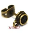 Pendiente Básico 5,5mm, Para Chatón PP30, Oro Viejo
