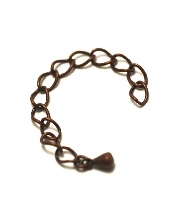 Cadena Alargadera Largo 50mm, Cobre Cadena Alargadera Largo 50mm, Cobre