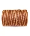 Hilo Trenzado de Nylon 1,5mm - Tostado Degradee
