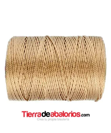 Hilo Trenzado de Nylon 1,5mm - Arena (metro) Hilo Trenzado de Nylon 1,5mm - Arena
